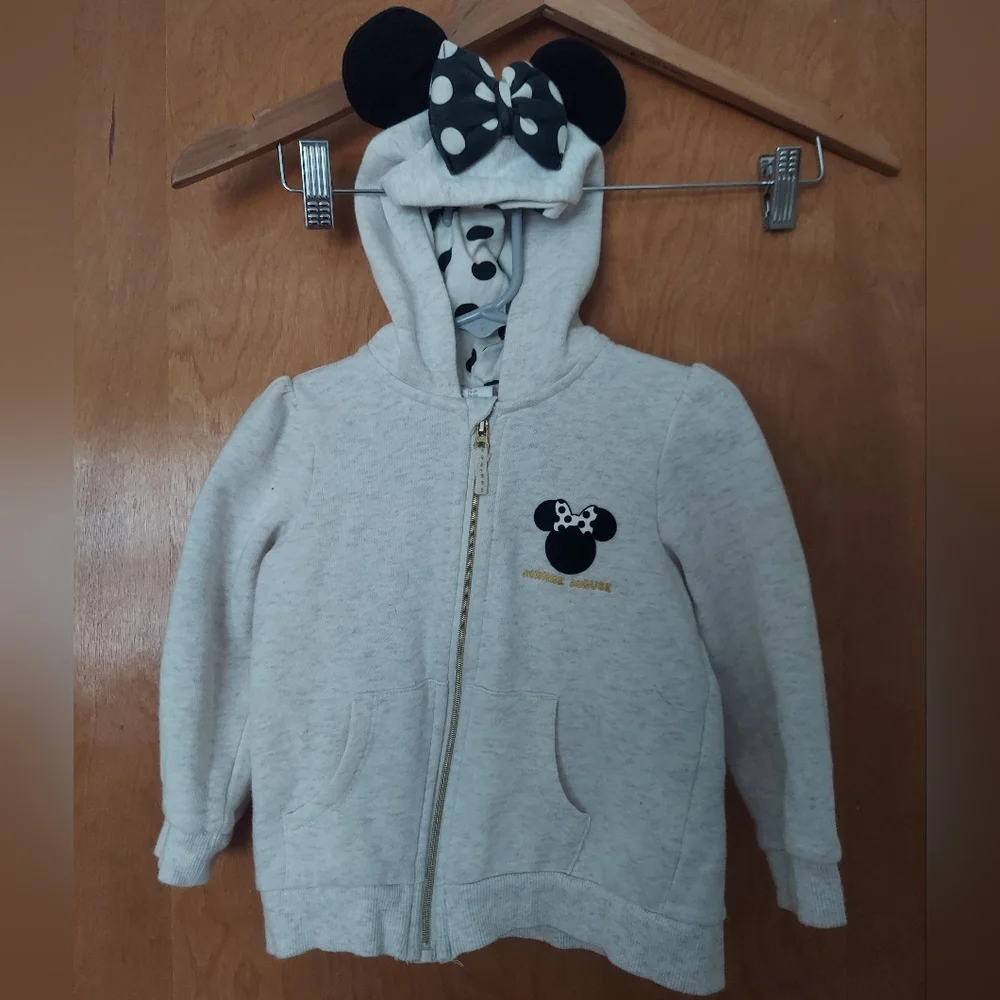 Minnie Mouse zipper hoodie,  18-24 months, jacket